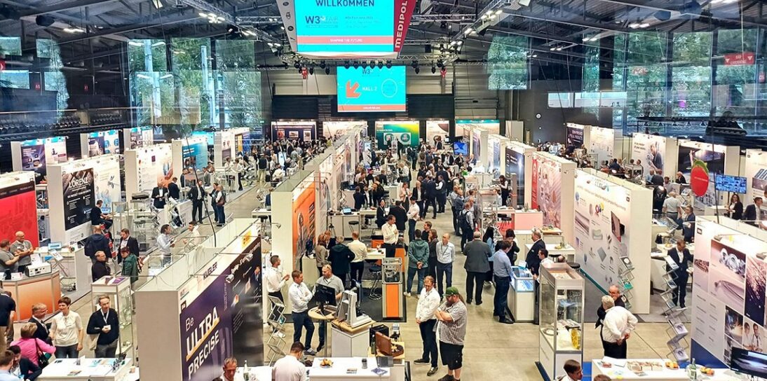 Die Messe W3+ in der Sparkassen-Arena Jena